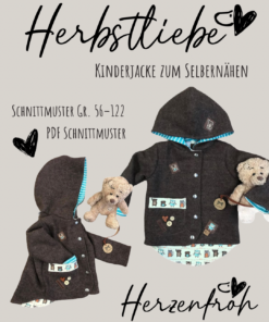 eBook Kinderjacke "Herbstliebe" 56-122