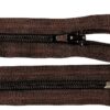 Reissverschluss spiralfoermig 5 mm 35 cm braun