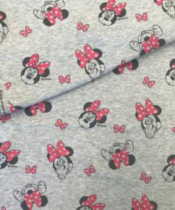 French Terry (Sommersweat) ♡  angeraut - Lizenzstoff - Minnie Maus
