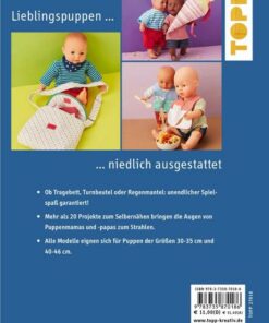 Puppenaccessoires naehen Ruecken