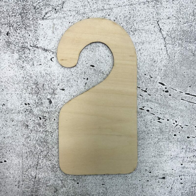 Hängeschild blanko (ohne Beschriftung)