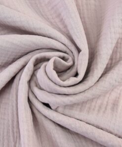 Alternative view of Musselin Double Gauze unifarben ♡ helles altrosa