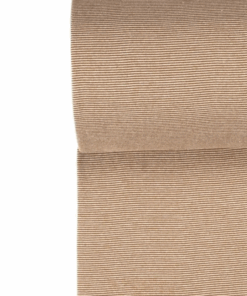 Basic Ringelbündchen - karamell/creme gestreift