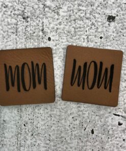 Label aus Kunstleder MOM 2