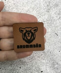 Alternative view of Label aus Kunstleder ♡ Brummbär