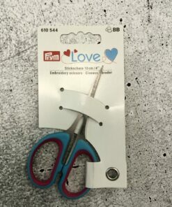 Prym Love - Stickschere 10 cm - pink, türkis