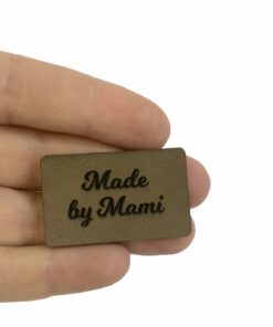 Kunstlederlabel Made by Mama!