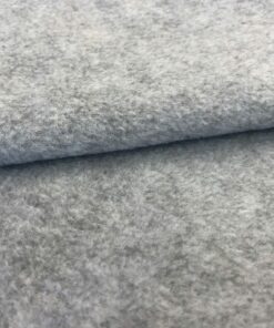 Antipilling Fleece, hellgrau meliert 1