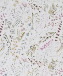 Baumwolljersey Feldblumen und Gräser 1