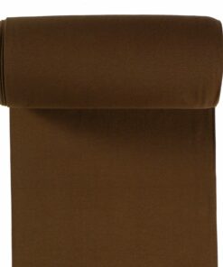 Feinrippbündchen braun