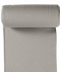 Feinrippbündchen grau