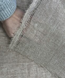 Dekostoff „Jute“ Imitat naturbraun 1