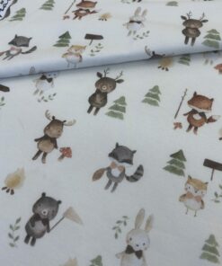 French Terry Waldtiere - Forrest Animals 4