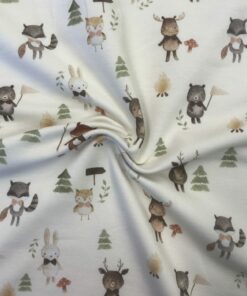 French Terry Waldtiere - Forrest Animals 1