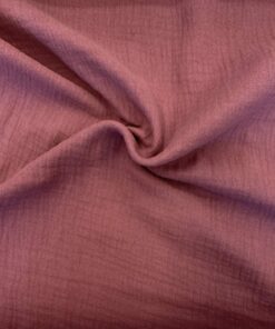 Musselin Double Gauze unifarben in beere
