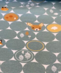 Baumwolljersey  kleine Waldfreunde auf mint 2