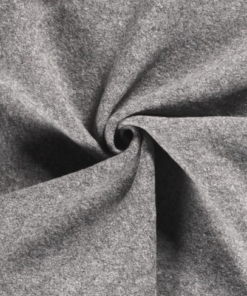 Walkloden  Wollwalk, Kochwolle - hellgrau/schwarz meliert