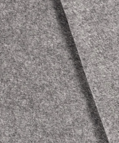 Walkloden  Wollwalk, Kochwolle - hellgrau/schwarz meliert