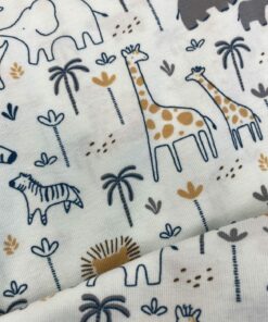 Baumwolljersey mit bezaubernden Safaritieren