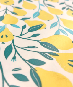 Wachstuch, Birnen, Herzenfroh Stoffe