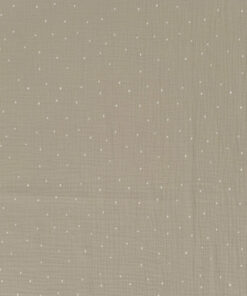 Leichter Musselin mit Tupfen – ideal für Tücher, Babydecken und Sommerkleidung