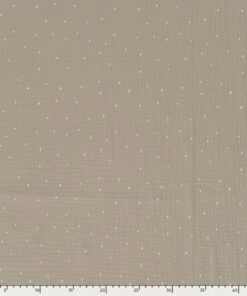 Leichter Musselin mit Tupfen – ideal für Tücher, Babydecken und Sommerkleidung