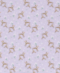 Jersey Rehkitze Flieder, Herzenfroh Stoffe