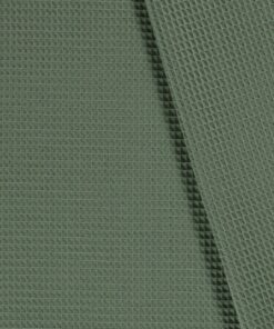 Waffelpiqué, Waffelstoff in Minze (weich)3