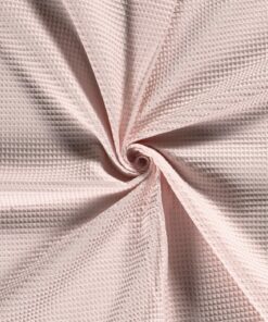 Waffelpiqué, Waffelstoff - pudriges Rosa2