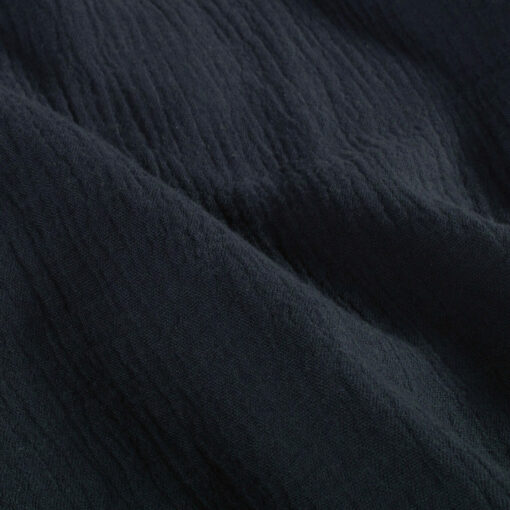 Musselin ♡ Double Gauze – dunkles Navyblau