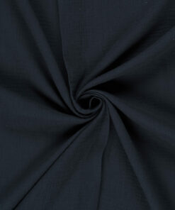Musselin ♡ Double Gauze – dunkles Navyblau2