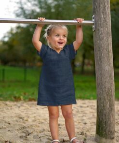 Musselin ♡ Double Gauze – dunkles Navyblau - Designbeispiel