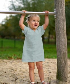 Musselin ♡ Double Gauze – helles Mint Desingbeispiel