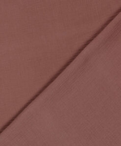 Musselin ♡ Double Gauze – mattes Ziegelrot2