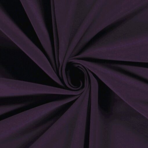 Baumwolljersey Luna - Aubergine