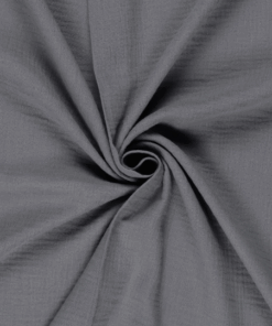 Musselin Stoff grau (1)