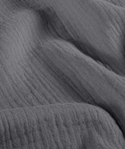 Musselin Stoff grau (2)