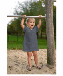 Musselin Stoff grau (3)