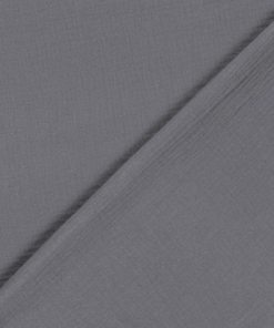 Musselin Stoff grau (4)