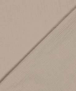 Musselin Stoff helles Beige (3)
