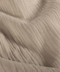 Musselin Stoff helles Beige (4)