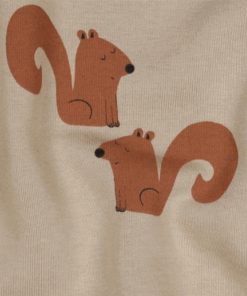 Wintersweat - Eichhörnchen auf Sandbeige