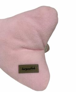 Leseknochen, Lesekissen - rosa Streifen / Fleece