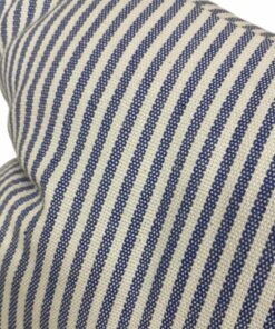 Leseknochen, Lesekissen - blaue & weiße Streifen