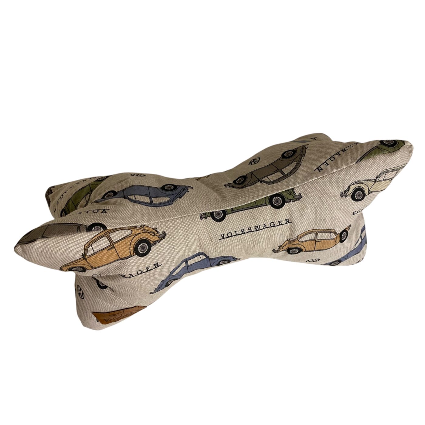 Leseknochen, Lesekissen - Volkswagen auf beige