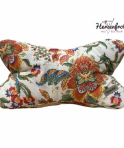 Leseknochen, Lesekissen - elegantes Blumenmuster
