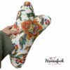 Leseknochen, Lesekissen - elegantes Blumenmuster
