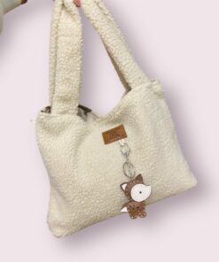 Kunstfell „Lamm“ – mittlere Haarlänge, elastisch