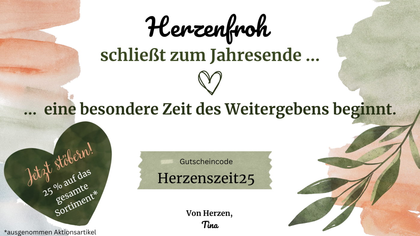 Herzenfroh schließt mit Jahresende