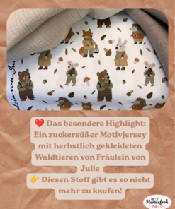 Herbst Stoffpaket – 2,5 m abgestimmte Stoffe | Herzenfroh